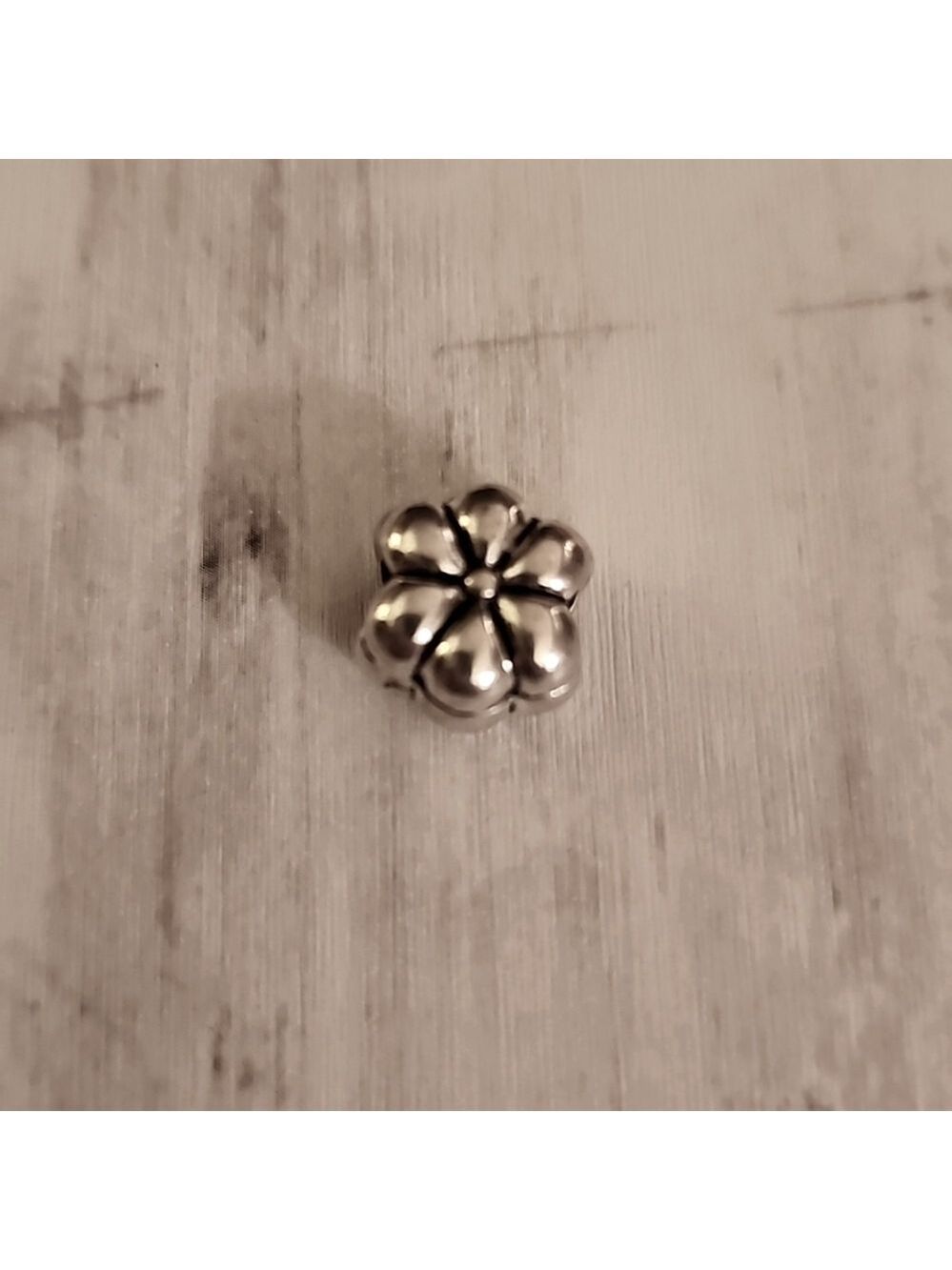 FLOWER  Charm for European Style Bracelets Fits Pandora Systems